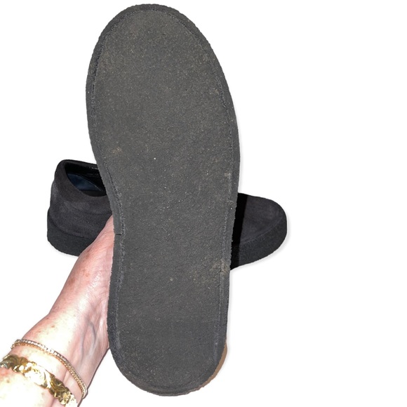 YEEZY Season 6 Sneaker Thick Shaggy Suede Graphite Crepe Tonal Sole Euro Size 39 - Picture 11 of 15